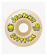 Spitfire Spanky Happy Formula Four Classic 52mm 99a White Skateboard Wheels