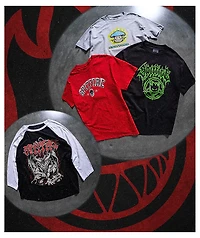 Spitfire Team Big Head Flames Red T-Shirt