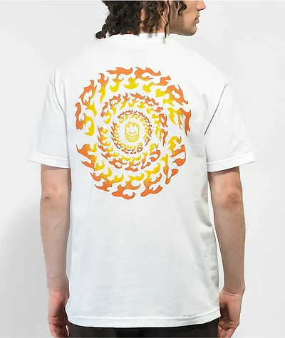 Spitfire Torched Script White T-Shirt