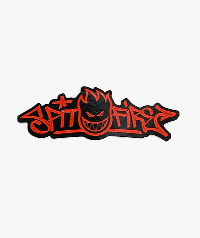 Spitfire Vinz Black & Red Sticker