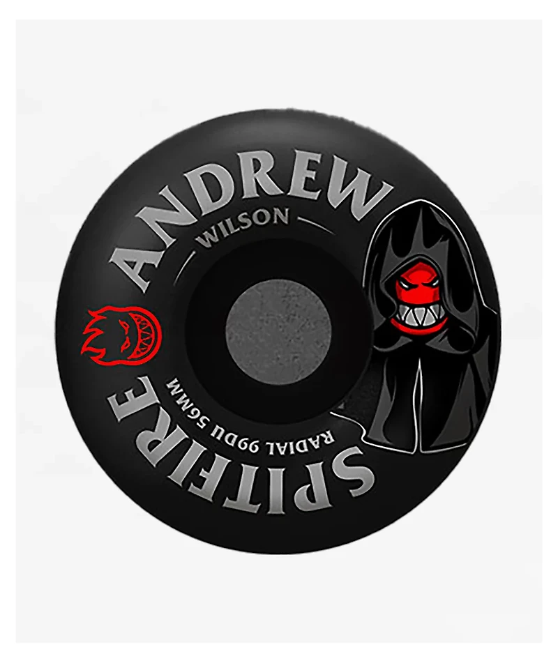 Spitfire Wilson Burn Squad Formula Four Radial 56mm 99a Black Cruiser Skateboard Wheels