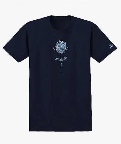 Spitfire X April Bighead Rose Premium Navy T-Shirt