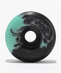 Spitfire x April Bighead Rose Formula Four Radial 56mm 99a Black & Turquoise Swirl Skateboard Wheels