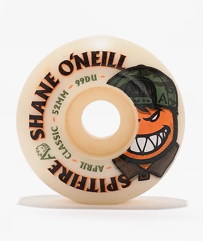 Spitfire x April O'Neill Formula Four Classic 52mm 99a White Skateboard Wheels
