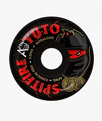 Spitfire x April Yuto Formula Four Conical Full 53mm 99a Black Skateboard Wheels