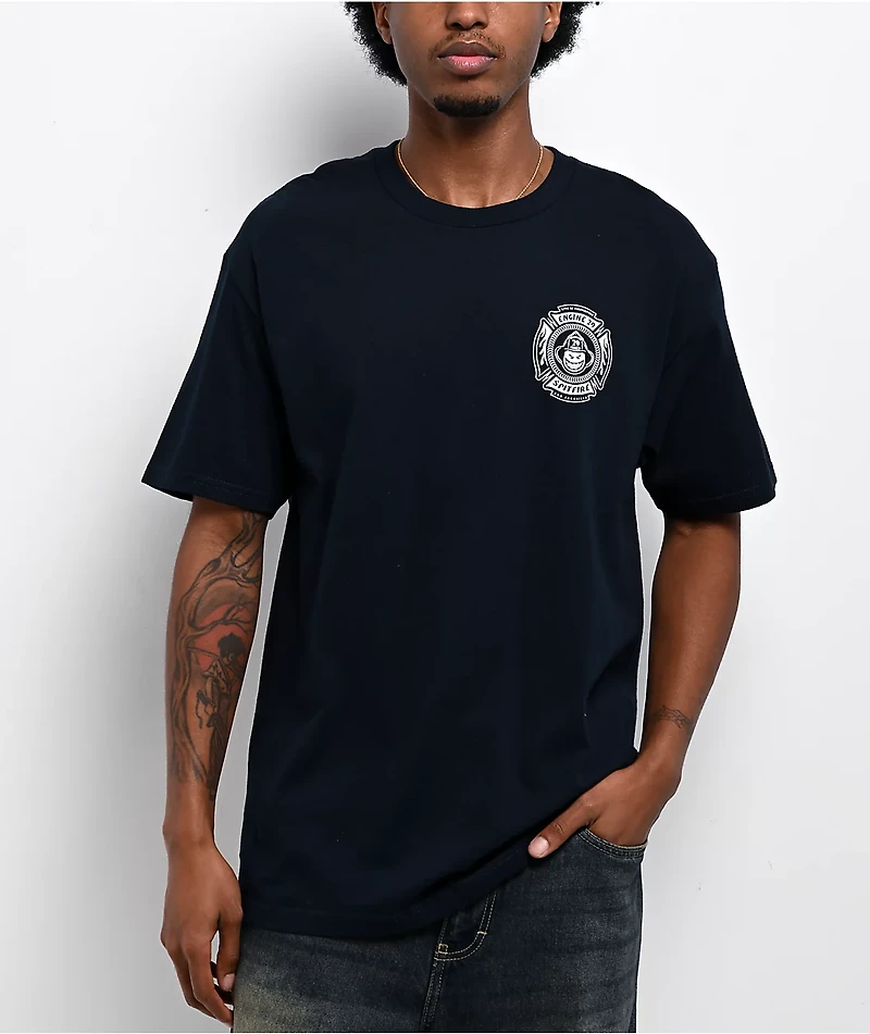 Spitfire x Engine 29 Navy T-Shirt