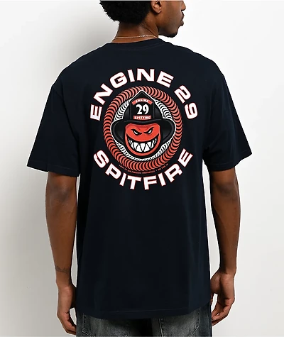 Spitfire x Engine 29 Navy T-Shirt