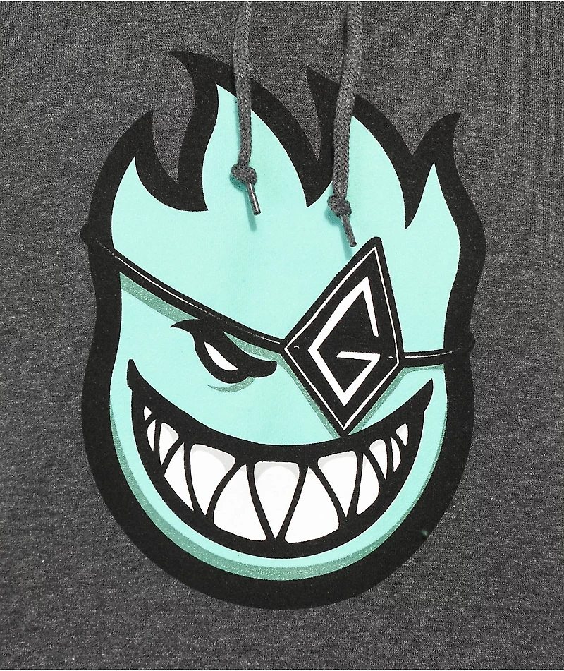 Spitfire x Gnarhunters Bighead Charcoal Hoodie