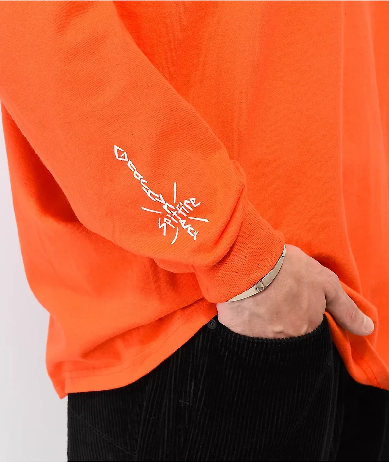 Spitfire x Gnarhunters Cart Orange Long Sleeve T-Shirt