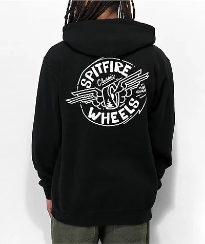 Spitfire x Gonz Flying Classic Black Hoodie