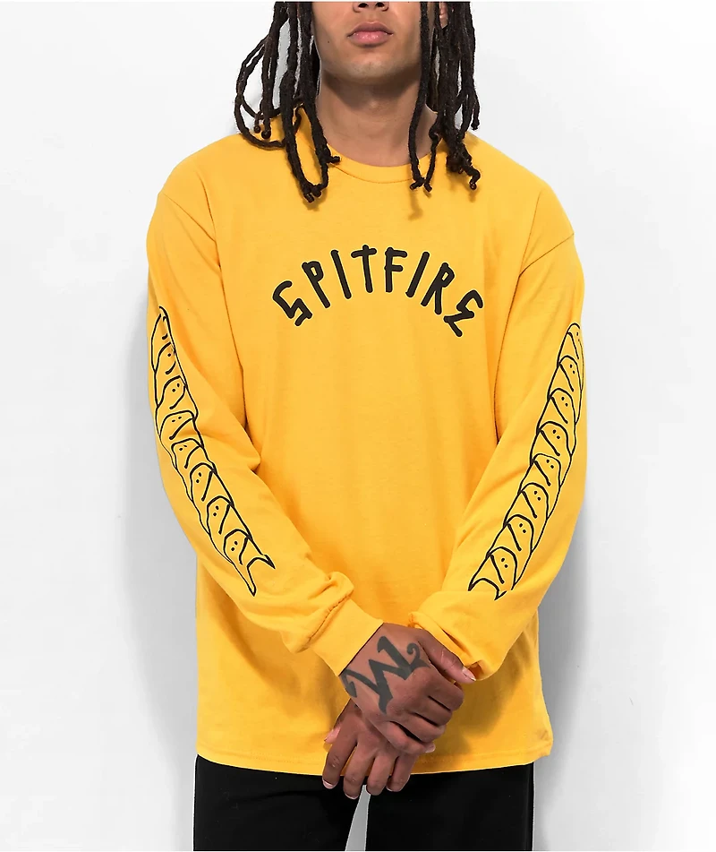 Spitfire x Gonz Schmoo Gold Long Sleeve T-Shirt