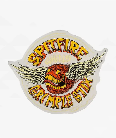 Spitfire x Grimple Stix Flying Grimple Sticker