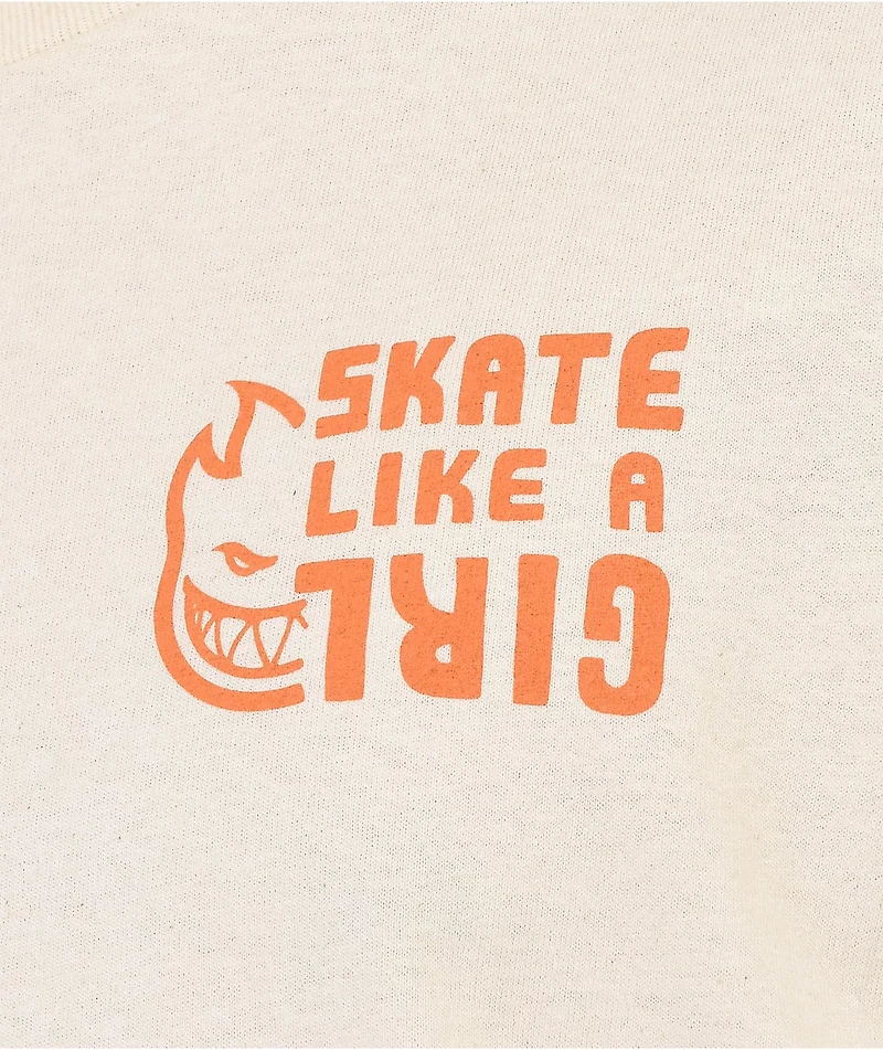 Spitfire x Skate Like A Girl Sessions Natural T-Shirt