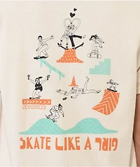 Spitfire x Skate Like A Girl Sessions Natural T-Shirt