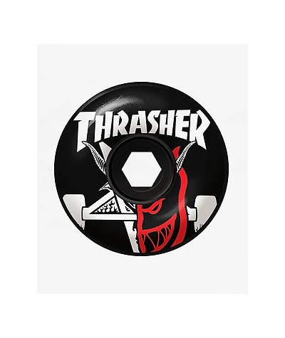 Spitfire x Thrasher Formula Four Flame Classic 52mm 99a White Skateboard Wheels