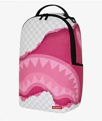 Sprayground 3D Check White & Pink Backpack