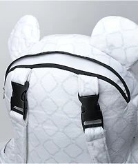 Sprayground Alien Rich White Bear Backpack
