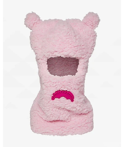 Sprayground Bear Ears Pink Sherpa Balaclava