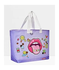 Sprayground Blah Lips Purple Tote Bag