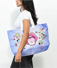 Sprayground Blah Lips Purple Tote Bag