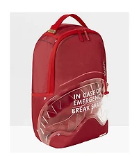 Sprayground Break Shark Red & Clear Backpack