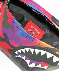 Sprayground Camoburst Saavy Leather Shoulder Bag