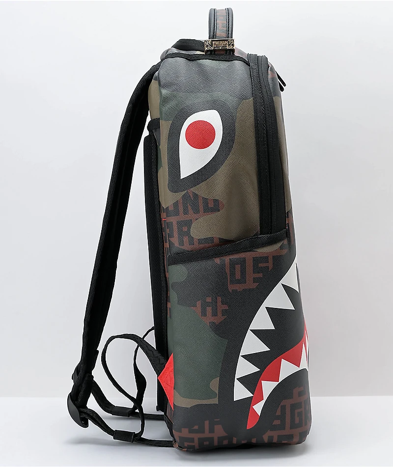 Sprayground Camoinfinity Deluxe Brown Camo Backpack