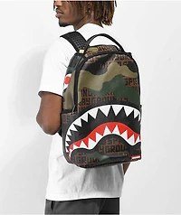 Sprayground Camoinfinity Deluxe Brown Camo Backpack
