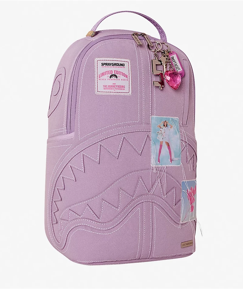 Sprayground Canvas Stitch Purple Backpack