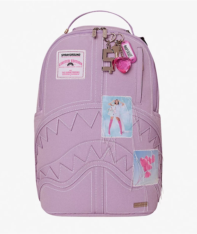 Sprayground Canvas Stitch Purple Backpack