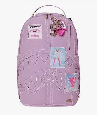 Sprayground Canvas Stitch Purple Backpack