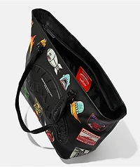 Sprayground Cargo Patches Black Tote Bag