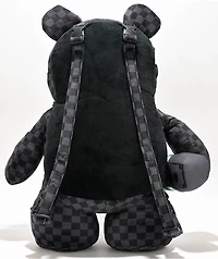 Sprayground Censored Black Bear Plush Backpack
