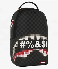Sprayground Censored Black Checker Backpack