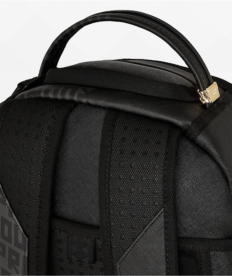 Sprayground Central Split Black Backpack
