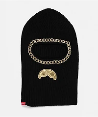 Sprayground Chainface Black Balaclava