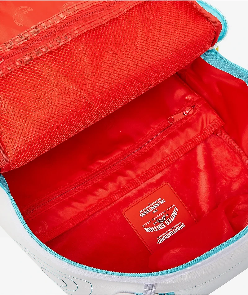 Sprayground Cloud DLX White Backpack