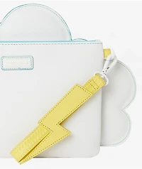 Sprayground Cloud White Clutch Bag