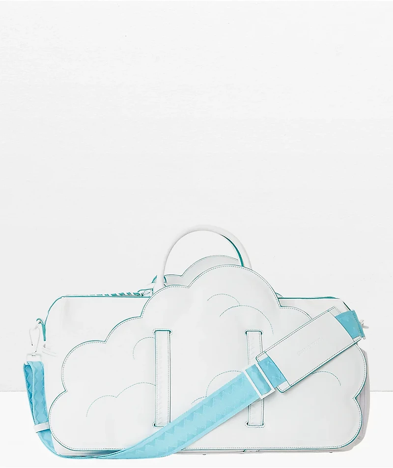 Sprayground Cloud White Duffle Bag