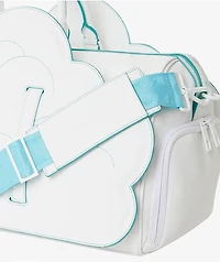Sprayground Cloud White Duffle Bag