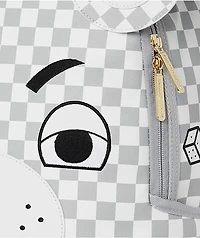 Sprayground Couture Bear White & Grey Backpack