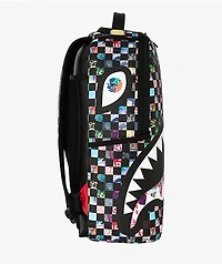 Sprayground Crazy Checkered Black Backpack