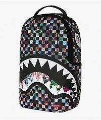 Sprayground Crazy Checkered Black Backpack