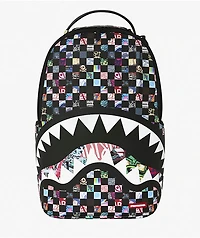 Sprayground Crazy Checkered Black Backpack