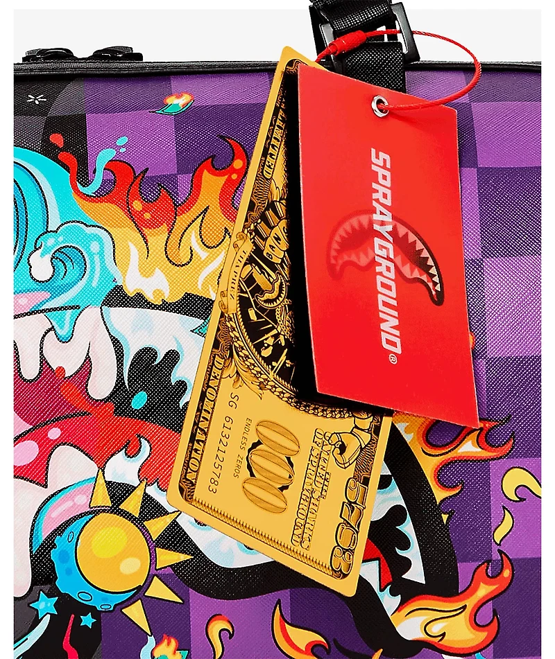 Sprayground Crazy Eyes Mini Duffle Bag