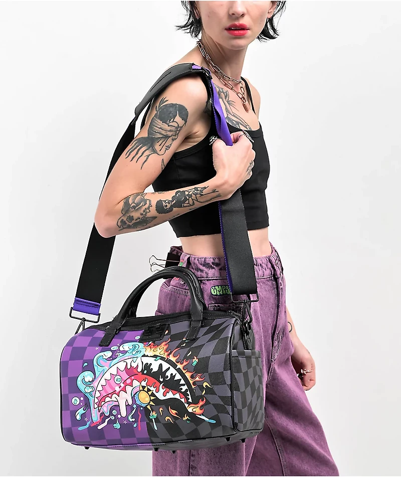 Sprayground Crazy Eyes Mini Duffle Bag