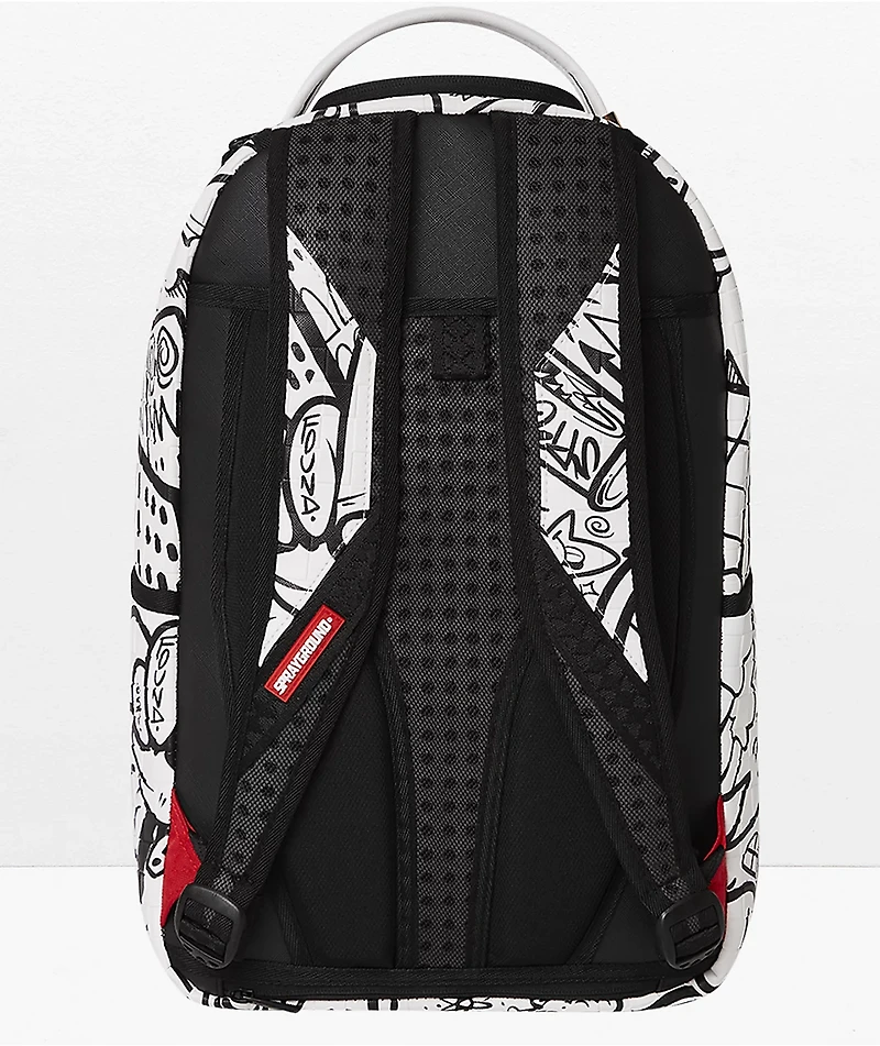 Sprayground Doodle Black & White Backpack