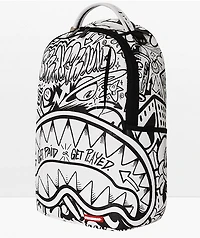Sprayground Doodle Black & White Backpack