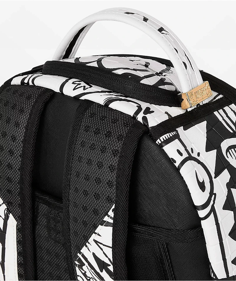 Sprayground Doodle Black & White Backpack