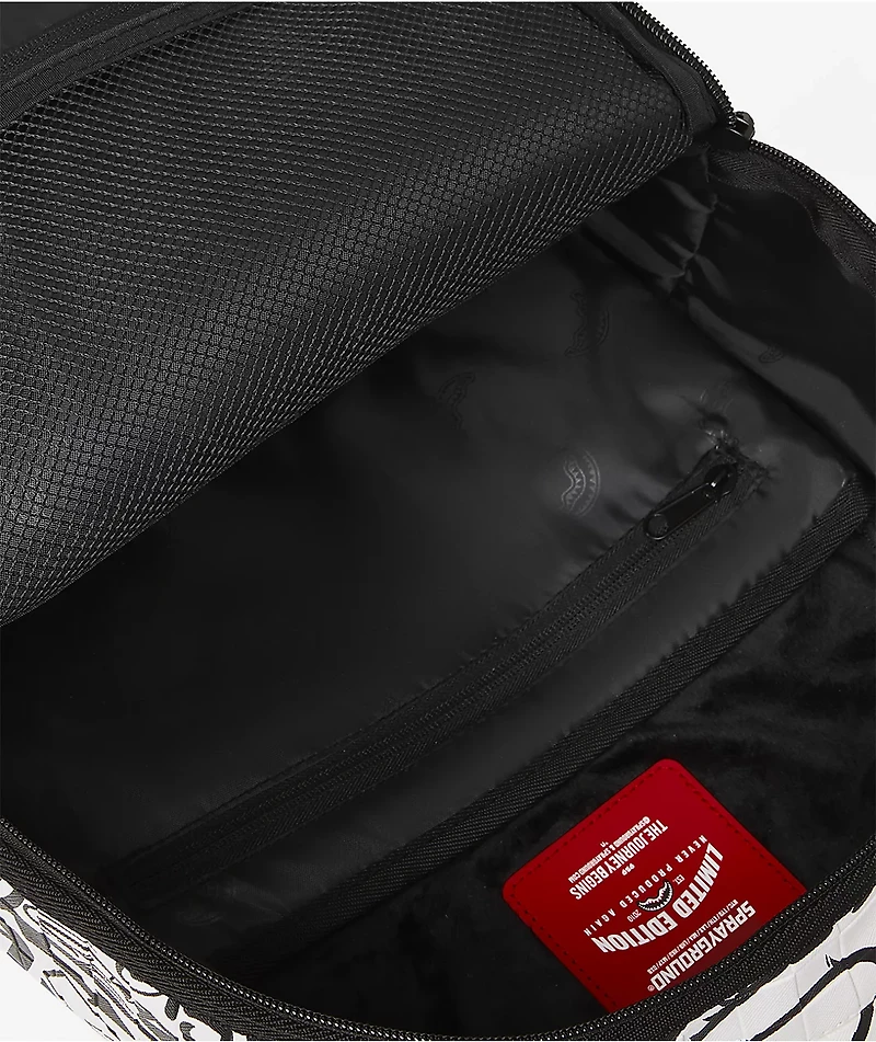 Sprayground Doodle Black & White Backpack